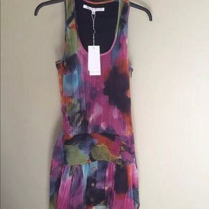 Walter baker mini water color tie dye dress size 0